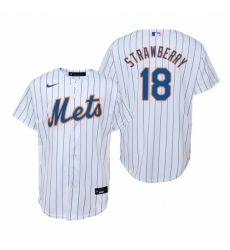 Mens Nike New York Mets 18 Darryl Strawberry White Home Stitched Baseball Jerse Mens Nike New York Mets 18 Darryl Strawberry White Home Stitched Baseball Jerse