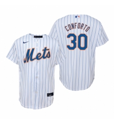 Mens Nike New York Mets 30 Michael Conforto White Home Stitched Baseball Jerse Mens Nike New York Mets 30 Michael Conforto White Home Stitched Baseball Jerse