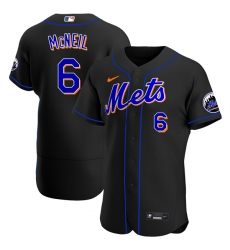 Mens Nike New York Mets 6 Jeff McNeil Black Alternate Stitched Baseball Jersey Mens Nike New York Mets 6 Jeff McNeil Black Alternate Stitched Baseball Jersey