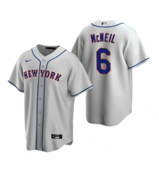 Mens Nike New York Mets 6 Jeff McNeil Gray Road Stitched Baseball Jersey Mens Nike New York Mets 6 Jeff McNeil Gray Road Stitched Baseball Jersey