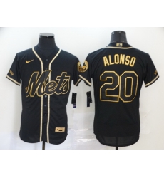 Mets 20 Pete Alonso Black Gold 2020 Nike Flexbase Jersey Mets 20 Pete Alonso Black Gold 2020 Nike Flexbase Jersey