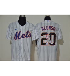 Mets 20 Pete Alonso White Nike Cool Base Player Jersey Mets 20 Pete Alonso White Nike Cool Base Player Jersey