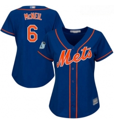 Mets #6 Jeff McNeil Blue Alternate Women Stitched Baseball Jersey Mets #6 Jeff McNeil Blue Alternate Women Stitched Baseball Jersey