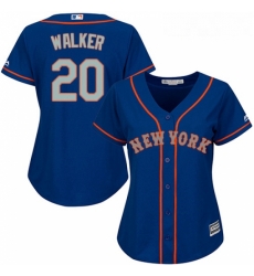 Womens Majestic New York Mets 20 Neil Walker Authentic Royal Blue Alternate Road Cool Base MLB Jersey Womens Majestic New York Mets 20 Neil Walker Authentic Royal Blue Alternate Road Cool Base MLB Jersey