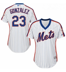 Womens Majestic New York Mets 23 Adrian Gonzalez Authentic White Alternate Cool Base MLB Jersey Womens Majestic New York Mets 23 Adrian Gonzalez Authentic White Alternate Cool Base MLB Jersey