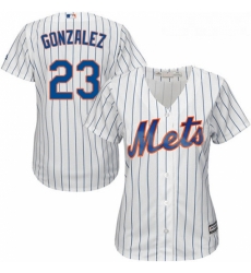 Womens Majestic New York Mets 23 Adrian Gonzalez Replica White Home Cool Base MLB Jersey Womens Majestic New York Mets 23 Adrian Gonzalez Replica White Home Cool Base MLB Jersey