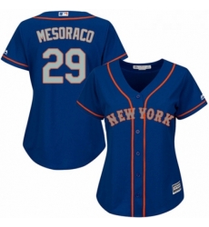 Womens Majestic New York Mets 29 Devin Mesoraco Authentic Royal Blue Alternate Road Cool Base MLB Jersey Womens Majestic New York Mets 29 Devin Mesoraco Authentic Royal Blue Alternate Road Cool Base MLB Jersey