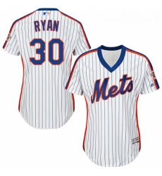 Womens Majestic New York Mets 30 Nolan Ryan Replica White Alternate Cool Base MLB Jersey Womens Majestic New York Mets 30 Nolan Ryan Replica White Alternate Cool Base MLB Jersey