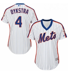 Womens Majestic New York Mets 4 Lenny Dykstra Authentic White Alternate Cool Base MLB Jersey Womens Majestic New York Mets 4 Lenny Dykstra Authentic White Alternate Cool Base MLB Jersey