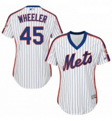 Womens Majestic New York Mets 45 Zack Wheeler Authentic White Alternate Cool Base MLB Jersey Womens Majestic New York Mets 45 Zack Wheeler Authentic White Alternate Cool Base MLB Jersey