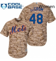 Womens Majestic New York Mets 48 Jacob deGrom Authentic Camo MLB Jersey Womens Majestic New York Mets 48 Jacob deGrom Authentic Camo MLB Jersey