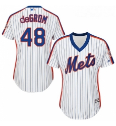 Womens Majestic New York Mets 48 Jacob deGrom Authentic White Alternate Cool Base MLB Jersey Womens Majestic New York Mets 48 Jacob deGrom Authentic White Alternate Cool Base MLB Jersey