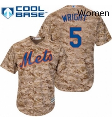 Womens Majestic New York Mets 5 David Wright Authentic Camo MLB Jersey Womens Majestic New York Mets 5 David Wright Authentic Camo MLB Jersey