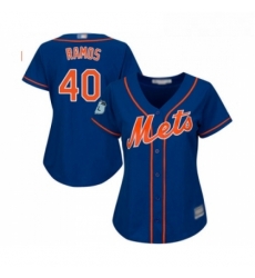 Womens New York Mets 40 Wilson Ramos Authentic Royal Blue Alternate Home Cool Base Baseball Jersey Womens New York Mets 40 Wilson Ramos Authentic Royal Blue Alternate Home Cool Base Baseball Jersey