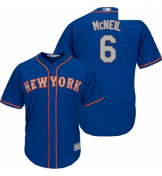 Mets #6 Jeff McNeil Blue 28Grey NO Cool Base Stitched Youth Baseball Jersey Mets #6 Jeff McNeil Blue 28Grey NO Cool Base Stitched Youth Baseball Jersey