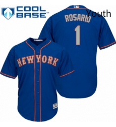 Youth Majestic New York Mets 1 Amed Rosario Authentic Royal Blue Alternate Road Cool Base MLB Jersey Youth Majestic New York Mets 1 Amed Rosario Authentic Royal Blue Alternate Road Cool Base MLB Jersey