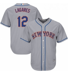 Youth Majestic New York Mets 12 Juan Lagares Authentic Grey Road Cool Base MLB Jersey Youth Majestic New York Mets 12 Juan Lagares Authentic Grey Road Cool Base MLB Jersey