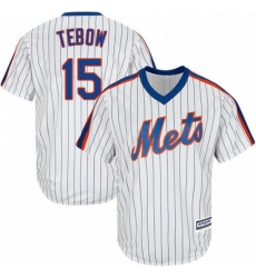 Youth Majestic New York Mets 15 Tim Tebow Replica White Alternate Cool Base MLB Jersey Youth Majestic New York Mets 15 Tim Tebow Replica White Alternate Cool Base MLB Jersey