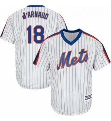 Youth Majestic New York Mets 18 Travis dArnaud Replica White Alternate Cool Base MLB Jersey Youth Majestic New York Mets 18 Travis dArnaud Replica White Alternate Cool Base MLB Jersey