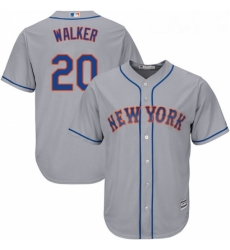 Youth Majestic New York Mets 20 Neil Walker Replica Grey Road Cool Base MLB Jersey Youth Majestic New York Mets 20 Neil Walker Replica Grey Road Cool Base MLB Jersey