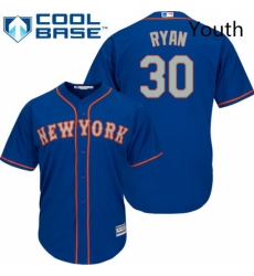 Youth Majestic New York Mets 30 Nolan Ryan Authentic Royal Blue Alternate Road Cool Base MLB Jersey Youth Majestic New York Mets 30 Nolan Ryan Authentic Royal Blue Alternate Road Cool Base MLB Jersey