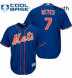 Youth Majestic New York Mets 7 Jose Reyes Authentic Royal Blue Alternate Home Cool Base MLB Jersey Youth Majestic New York Mets 7 Jose Reyes Authentic Royal Blue Alternate Home Cool Base MLB Jersey