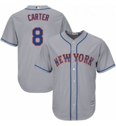 Youth Majestic New York Mets 8 Gary Carter Authentic Grey Road Cool Base MLB Jersey Youth Majestic New York Mets 8 Gary Carter Authentic Grey Road Cool Base MLB Jersey
