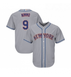 Youth New York Mets 9 Brandon Nimmo Authentic Grey Road Cool Base Baseball Jersey Youth New York Mets 9 Brandon Nimmo Authentic Grey Road Cool Base Baseball Jersey