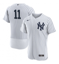 Men New York Yankees 11 Anthony Volpe White Flex Base Stitched Baseball Jersey Men New York Yankees 11 Anthony Volpe White Flex Base Stitched Baseball Jersey