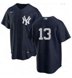 Men New York Yankees 13 Joey Gallo Men Nike Black Alternate MLB Jersey No Name Men New York Yankees 13 Joey Gallo Men Nike Black Alternate MLB Jersey No Name