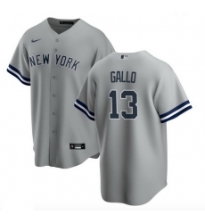 Men New York Yankees 13 Joey Gallo Men Nike Gray Road MLB Jersey Men New York Yankees 13 Joey Gallo Men Nike Gray Road MLB Jersey
