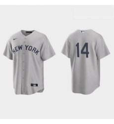 Men New York Yankees 14 Tyler Wade Men Nike Gray 2021 Field of Dreams Game MLB Jersey Men New York Yankees 14 Tyler Wade Men Nike Gray 2021 Field of Dreams Game MLB Jersey