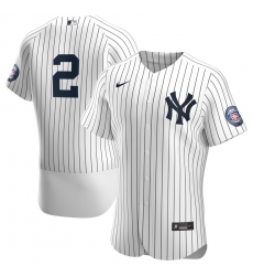 Men New York Yankees 2 Derek Jeter Men Nike White Navy 2020 Hall of Fame Induction Patch Flex Base MLB Jersey Men New York Yankees 2 Derek Jeter Men Nike White Navy 2020 Hall of Fame Induction Patch Flex Base MLB Jersey