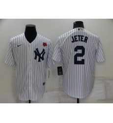 Men New York Yankees 2 Derek Jeter White Cool Base Stitched Baseball Jerseys Men New York Yankees 2 Derek Jeter White Cool Base Stitched Baseball Jerseys