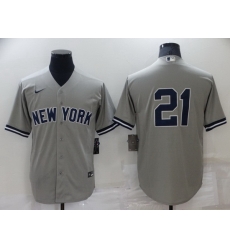 Men New York Yankees 21 Paul O 27Neill Grey Stitched Baseball jersey Men New York Yankees 21 Paul O 27Neill Grey Stitched Baseball jersey
