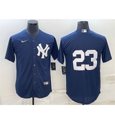 Men New York Yankees 23 Don Mattingly Navy Cool Base Stitched Baseball Jersey Men New York Yankees 23 Don Mattingly Navy Cool Base Stitched Baseball Jersey