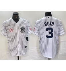 Men New York Yankees 3 Babe Ruth White Cool Base Stitched Baseball Jersey 1 Men New York Yankees 3 Babe Ruth White Cool Base Stitched Baseball Jersey 1