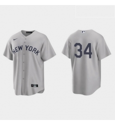 Men New York Yankees 34 Justin Wilson Men Nike Gray 2021 Field of Dreams Game MLB Jersey Men New York Yankees 34 Justin Wilson Men Nike Gray 2021 Field of Dreams Game MLB Jersey