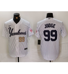 Men New York Yankees 99 Aaron Judge White Cool Base Stitched Baseball Jersey 3 Men New York Yankees 99 Aaron Judge White Cool Base Stitched Baseball Jersey 3
