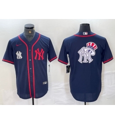 Men New York Yankees Big LOGO Navy Cool Base Stitched Baseball Jersey 29 Men New York Yankees Big LOGO Navy Cool Base Stitched Baseball Jersey 29