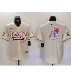 Men New York Yankees Blank Cream The Bronx Graffiti V2 Vapor Limited Stitched Baseball Jersey 11 Men New York Yankees Blank Cream The Bronx Graffiti V2 Vapor Limited Stitched Baseball Jersey 11