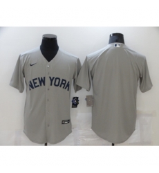 Men New York Yankees Blank Gray Game 2021 Field of Dreams Jersey Men New York Yankees Blank Gray Game 2021 Field of Dreams Jersey