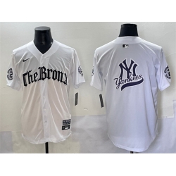 Men New York Yankees Team Big Logo White  27Gothic Legacy Edition 27 Vapor Premier Limited Stitched Baseball Jersey 003