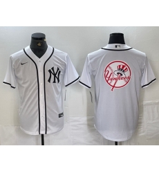 Men New York Yankees White Team Big Logo Cool Base Stitched Baseball Jersey 13 Men New York Yankees White Team Big Logo Cool Base Stitched Baseball Jersey 13