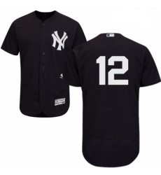 Mens Majestic New York Yankees 12 Wade Boggs Navy Blue Alternate Flex Base Authentic Collection MLB Jersey Mens Majestic New York Yankees 12 Wade Boggs Navy Blue Alternate Flex Base Authentic Collection MLB Jersey