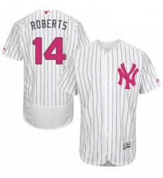 Mens Majestic New York Yankees 14 Brian Roberts Authentic White 2016 Mothers Day Fashion Flex Base MLB Jersey Mens Majestic New York Yankees 14 Brian Roberts Authentic White 2016 Mothers Day Fashion Flex Base MLB Jersey