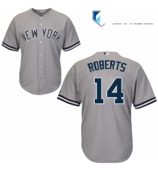 Mens Majestic New York Yankees 14 Brian Roberts Replica Grey Road MLB Jersey Mens Majestic New York Yankees 14 Brian Roberts Replica Grey Road MLB Jersey