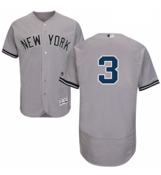 Mens Majestic New York Yankees 3 Babe Ruth Grey Road Flex Base Authentic Collection MLB Jersey Mens Majestic New York Yankees 3 Babe Ruth Grey Road Flex Base Authentic Collection MLB Jersey