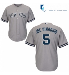 Mens Majestic New York Yankees 5 Joe DiMaggio Replica Grey Road MLB Jersey Mens Majestic New York Yankees 5 Joe DiMaggio Replica Grey Road MLB Jersey