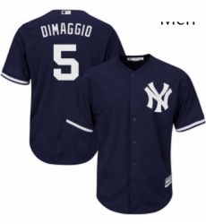 Mens Majestic New York Yankees 5 Joe DiMaggio Replica Navy Blue Alternate MLB Jersey Mens Majestic New York Yankees 5 Joe DiMaggio Replica Navy Blue Alternate MLB Jersey